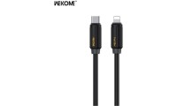 WK WDC-29 USB-C to Lightning Cable 30W Μαύρο 1m