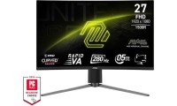MSI PRO 276CPXF VA HDR Curved Monitor 27" FHD 1920x1080 280Hz 0.5ms GTG