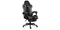 Huzaro Force 4.7 Υφασμάτινη Καρέκλα Gaming με Υποπόδιο Grey Mesh