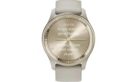 Garmin Vívomove Trend Stainless Steel 40mm Αδιάβροχο Smartwatch με Παλμογράφο Cream Gold