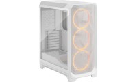 Fractal Design Meshify 3 RGB TG Clear Tint Gaming Midi Tower Κουτί Υπολογιστή με Πλαϊνό Παράθυρο Λευκό