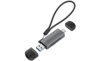 Conceptronic Card Reader USB 2.0 Type-C για SD/microSD