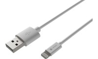 Natec USB-A to Lightning Cable Λευκό 2m