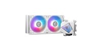 MSI MAG CoreLiquid I240 Υδρόψυξη Επεξεργαστή Διπλού Ανεμιστήρα 120mm για Socket AM4/AM5/1700/1200/115x με ARGB Φωτισμό Λευκή