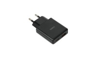 iBox Φορτιστής Χωρίς Καλώδιο GaN με Θύρα USB-A και Θύρα USB-C 30W Power Delivery / Quick Charge 3.0 Μαύρος (C-43)