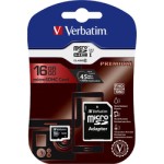 Verbatim Premium microSDHC 16GB U1