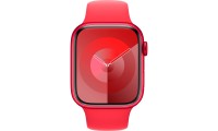 Apple Watch Series 9 Cellular Aluminium 45mm Αδιάβροχο με eSIM και Παλμογράφο ((PRODUCT)RED με (PRODUCT)RED Sport Band (M/L))