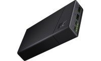 Green Cell PowerPlay20 20000mAh 18W με 2 Θύρες USB-A και Θύρα USB-C Quick Charge 3.0 Μαύρο