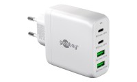 Goobay Φορτιστής Χωρίς Καλώδιο με 2 Θύρες USB-A και 2 Θύρες USB-C 68W Λευκός (64818)