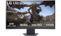 LG UltraGear 32GS60QX-B VA HDR Curved Monitor 31.5" QHD 2560x1440 180Hz με Χρόνο Απόκρισης 1ms GTG