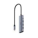 Cudy UH405 5-in-1 Docking Station Ασημί