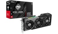 ASRock Radeon RX 9070 XT 16GB GDDR6 Steel Legend Dark Κάρτα Γραφικών