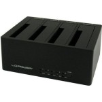 LC-Power LC-DOCK-U3-4B Docking Station για 4 Σκληρούς Δίσκους SATA 2.5" / 3.5" με σύνδεση USB 3.0 / eSATA