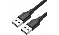 Ugreen USB 2.0 Cable USB-A male - USB-A male Μαύρο 2m