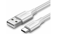 Ugreen USB 2.0 Cable USB-C male - USB-A male Λευκό 2m