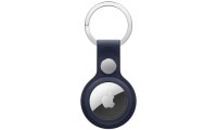 Apple FineWoven Key Ring Θήκη Μπρελόκ Δερμάτινη για AirTag Navy