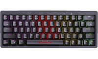 Zeroground KB-3700G SATOMI v2.0 Gaming Μηχανικό Πληκτρολόγιο με Outemu Red διακόπτες και RGB φωτισμό (Αγγλικό US) Κόκκινο