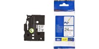 Brother TZE-FX251 Ταινία Ετικετογράφου (8m x 24mm) Μαύρο σε Λευκό