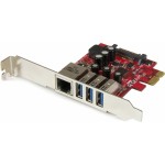 StarTech Κάρτα PCIe σε 4 θύρες Ethernet / USB 3.0