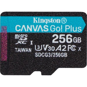 Kingston Canvas Go! Plus microSDXC 256GB U3 V30 A2
