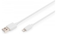 Digitus USB to Lightning Cable Λευκό 2m