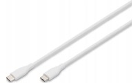 Digitus USB 2.0 Cable USB-C male - USB-C male 60W Λευκό 0.5m