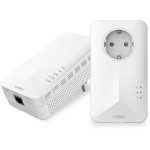Strong Powerline Wi-Fi 1000 kit Διπλού Kit για Ασύρματη Σύνδεση Wi‑Fi 5 με Passthrough Πρίζα και Θύρα Gigabit Ethernet