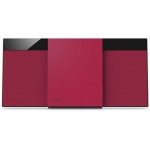 Panasonic Ηχοσύστημα 2.0 SC-HC304 20W (HiFi) με CD Player και Bluetooth Κόκκινο