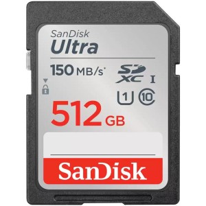 Sandisk Ultra SDXC 512GB Class 10 U1 UHS-I