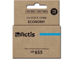 Actis Συμβατό Μελάνι HP 655 Κυανό