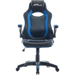 ByteZone Sniper Καρέκλα Gaming Δερματίνης Μαύρο / Μπλε