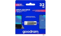 GoodRAM ODA3 32GB USB 3.2 Stick με σύνδεση USB-C & USB-A Ασημί