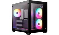 Aerocool Dryft-BK-v1 Midi Tower Κουτί Υπολογιστή με Πλαϊνό Παράθυρο Μαύρο