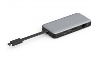 Digitus DA-70916 USB-C Docking Station με HDMI 4K PD Ethernet Γκρι 