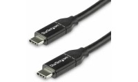 StarTech USB 2.0 Cable USB-C male - USB-C male 100W Μαύρο 0.5m