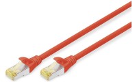 Digitus S/FTP Cat.6a Καλώδιο Δικτύου Ethernet 3m Κόκκινο 1τμχ