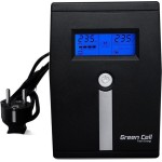 Green Cell UPS01LCD Micropower 600VA UPS Line-Interactive 360W με 2 Schuko Πρίζες