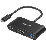 Anker 3-in-1 PowerExpand USB-C Docking Station με HDMI 4K PD Μαύρο