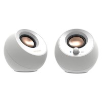 Creative Pebble V3 Ηχεία Υπολογιστή 2.0 με Bluetooth και Ισχύ 8W σε Λευκό Χρώμα
