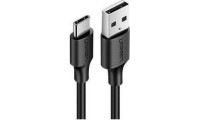 Ugreen US287 USB 2.0 Cable USB-C male - USB-A male 18W Μαύρο 0.25m