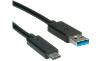 Roline USB 3.1 Cable USB-C male - USB-A male Μαύρο 0.5m