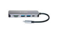 D-Link USB 3.0 Hub 3 Θυρών με σύνδεση USB-C Γκρι