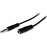 StarTech Καλώδιο 3.5mm male - 3.5mm female Μαύρο 1m (MU1MMFS)