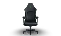Razer ISKUR V2 Black/Green Leather Gaming Chair with Lumbar Support