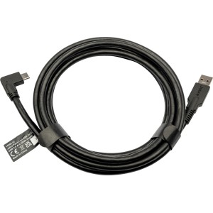 Jabra Panacast Angle (90°) USB 2.0 Cable USB-C male - USB-A male Μαύρο 3m (14202-12)