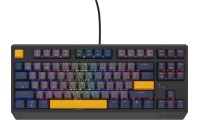 Genesis Thor 230 TKL Gaming Μηχανικό Πληκτρολόγιο Tenkeyless με Outemu Panda διακόπτες και RGB φωτισμό (Αγγλικό US) Naval Blue Negative