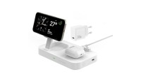 4Smarts Ασύρματος Φορτιστής Qi2 και Καλώδιο USB-C 30W Λευκός (540998)