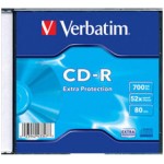 Verbatim Εγγράψιμα CD-R 52x 700MB Cake Box 200τμχ