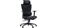 Anda Seat X-AIR Mega XL Υφασμάτινη Καρέκλα Gaming με Ρυθμιζόμενα Μπράτσα Μαύρη