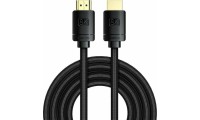 Baseus HDMI 2.1 Braided Cable HDMI male - HDMI male 3m Μαύρο